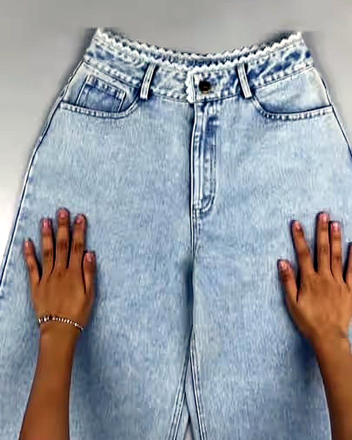Light-wash jeans
